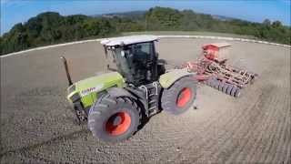 Claas Xerion 3300 Trac VC mit Horsch Sprinter 6ST [upl. by Haye]