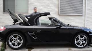 boxster 987 convertible top fix  manual modification [upl. by Okiram]