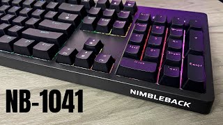 LTC NB1041 Nimbleback 104 Keys Mechanical Keyboard Review Unboxing amp Sound Test [upl. by Macdonald]