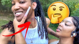 HICKEY PRANK ON GIRLFRIEND SHE BROKE UP WITH ME 💔 [upl. by Ainafets331]