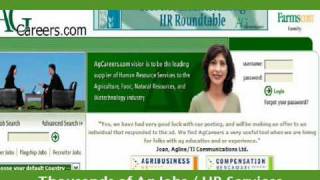 AgCareerscom Jobs and Careers in Agriculture and Farm Jobs [upl. by Naie524]