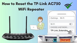 How to Reset the TPLink AC750 WiFi Repeater [upl. by Doomham541]