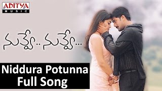 Niddura Potunna Full Song II Nuvve Nuvve Movie II Tarun Shreya [upl. by Aryn237]