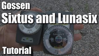 How to use a handheld light meter Gossen Lunasix and Sixtus [upl. by Sayles]