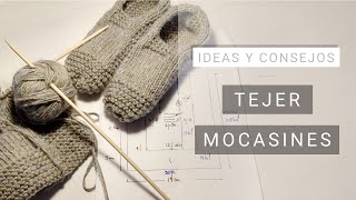 Tejer mocasines a dos agujas 🧦 Ideas y Consejos de Lucila [upl. by Mani]