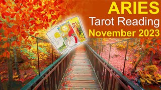 ARIES NOVEMBER 2023 TAROT READING quotSUCCESS ON AN IMPORTANT AGREEMENT ARIES💰 A TEMPTING OFFER IN ❤️quot [upl. by Allimrac]