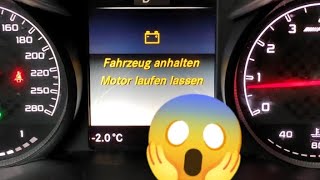 Fahrzeug anhalten 😱Wenn diese Meldung kommt müsst ihr  shorts [upl. by Meador]