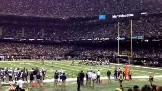 Best seats in the Superdome [upl. by Acyssej324]