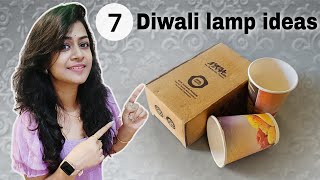 7 Unique Wall Lamp DIY ideas  Zero cost home decor ideas [upl. by Blessington899]