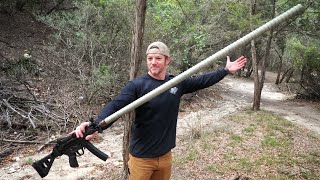 Shooting The Worlds LONGEST Silencers But Do They Work [upl. by Pansir89]