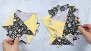 How to sew a beautiful patchwork that even beginners can follow [upl. by Onitsuaf]