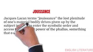 JOUISSANCE  Jacques Lacan [upl. by Schou]