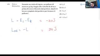 🔭 Luglio 2024  Fisica e matematica n° 280  Durante un calcio di rigore un pallone di massa 045 … [upl. by Liddle]