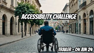 4K Trailer 1  Exploring Streets of Tbilisi for Accessibility A Wheelchair Journey  4 jun 2024 [upl. by Ativet907]