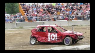 Napanee Demolition Derby August 5 2024 Mini Heat 3 [upl. by Thisbe]