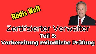 Mündliche Prüfung Zertifizierter Verwalter IHK  Vorbereitung im Selbststudium [upl. by Peggi]