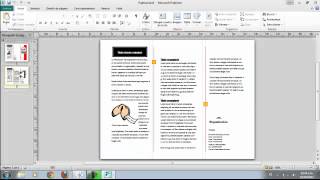 Como hacer un folleto o triptico en pc muy facil y rapidomp4 [upl. by Nicholle]