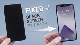 How to Fix iPhone Black Screen of Death 3 Ways to Save Its Life [upl. by Rebe]