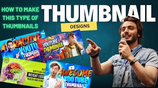 how to make youtube thumbnail  professional youtube thumbnails  youtube thumbnail kaise banaeyn [upl. by Heid]