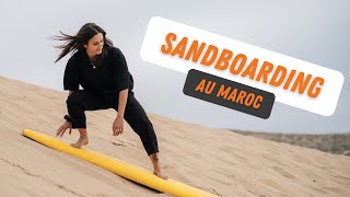 Sandboarding au Maroc   J5  Voyage FOTG au Maroc [upl. by Samau]