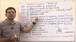 Sedative Hypnotics Part 03 Final  Classification amp Pharmacological Action of Barbiturate HINDI [upl. by Benjamen]