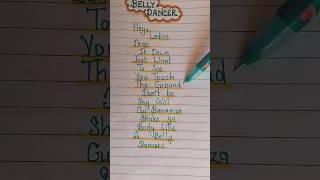 Bananza  Belly Dancer  Hey ladies drop it down lyrics [upl. by Cote891]