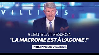 Philippe de Villiers  quotLa Macronie est à l’agonie quot [upl. by Auhso]