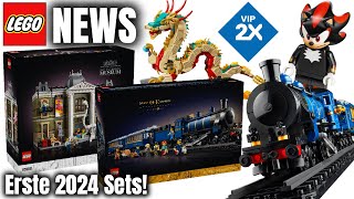 300€ LEGO Zug vorgestellt  Lohnt sich das VIP Wochenende  erste 2024 Sets  NEWS [upl. by Marigolda]