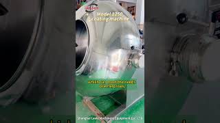 Large coating machine 1250 custom export interface video display  sugar coating machine [upl. by Abell]