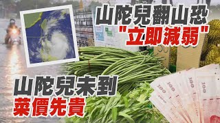 山陀兒翻山恐「立即減弱」 山陀兒未到菜價先貴 ｜十點不一樣 20241001TVBSNEWS01 [upl. by Aleek]