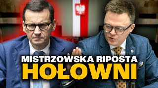 Tyrada Morawieckiego w Sejmie Hołownia mistrzowsko popsuł mu show [upl. by Wales]