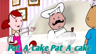 Pat a cake Pat a cake  Nursery rhyme with lyrics for children [upl. by Hoye]