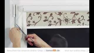 how to install standard cassette roller blind  toma24eu [upl. by Acimot]