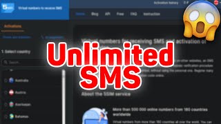 How to Get Unlimited SMS Verification Codes [upl. by Procto]