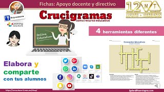 Elaborar crucigramas como recurso educativo [upl. by Sterne]