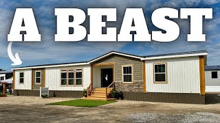 THIS THING IS TURNING HEADS BRAND NEW manufactured home Mobile Home Tour [upl. by Aissac]