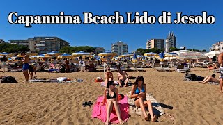 Jesolo Beach Walk Lido di Jesolo the Most Beautiful Beaches [upl. by Ailsa]