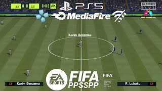 Download FIFA 22 PPSSPP English Version Peter Drury Commentary New Update Kits Faces amp Transfers 4K [upl. by Pace]