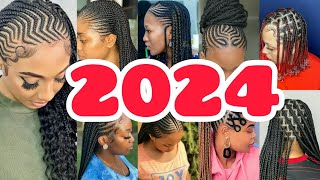 Look more elegant and cute with these braids hairstyles Cornrows braids hairstyles  Braids styles [upl. by Ailima427]