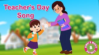 Teachers Day Special 2023  English Rhymes  Thank You Song  Guru Purnima  Bindis Music amp Rhymes [upl. by Hendrika]