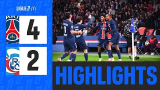 Le PSG SIMPOSE contre Strasbourg  8ème journée  Ligue 1 McDonalds 2425 [upl. by Perni]