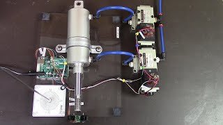 Arduino Pneumatic Cylinder Proportional Control Using Smart Sensors [upl. by Vassily]