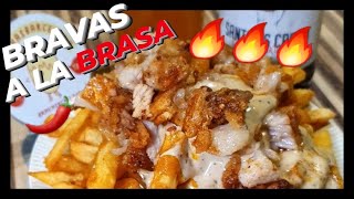 Como hacer patatas BRAVAS a la BRASA 🔥 shorts [upl. by Krawczyk703]