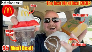 McDonalds 5 Meal Deal REVIEW Is This the Best Meal Deal EVER brickeats [upl. by Sera20]