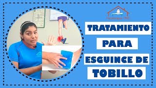 Tratamiento de tobillo inflamado por un esguince de tobillo👣 grado 12 o 3😖 [upl. by Jeff]