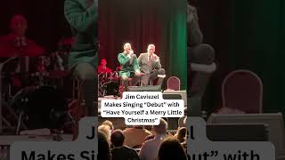 Jim Caviezel Makes Singing “Debut” With “Have Yourself a Merry Little Christmas” shorts [upl. by Maffa]