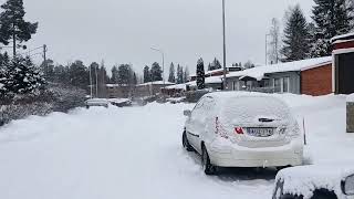 Winter walking in Kuopio Finland [upl. by Otxilac]