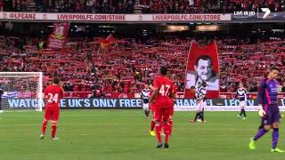 Liverpool FC amp 95000 Australian fans sing quotYoull Never Walk Alonequot FULL Dolby MCG July 242013 [upl. by Mohorva41]