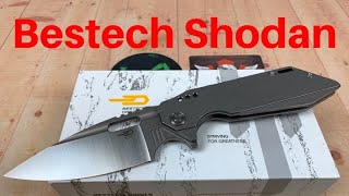 Bestech BT1910 Shodan knife  Includes Disassembly  Todd Knife and Tool design [upl. by Airretnahs]