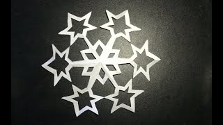 ⛄ DIY SNEEUWVLOK KNIPPEN ⛄ Knutselen Met Papier Voor Kerst  Snowflakes How to Make [upl. by Atnoled]